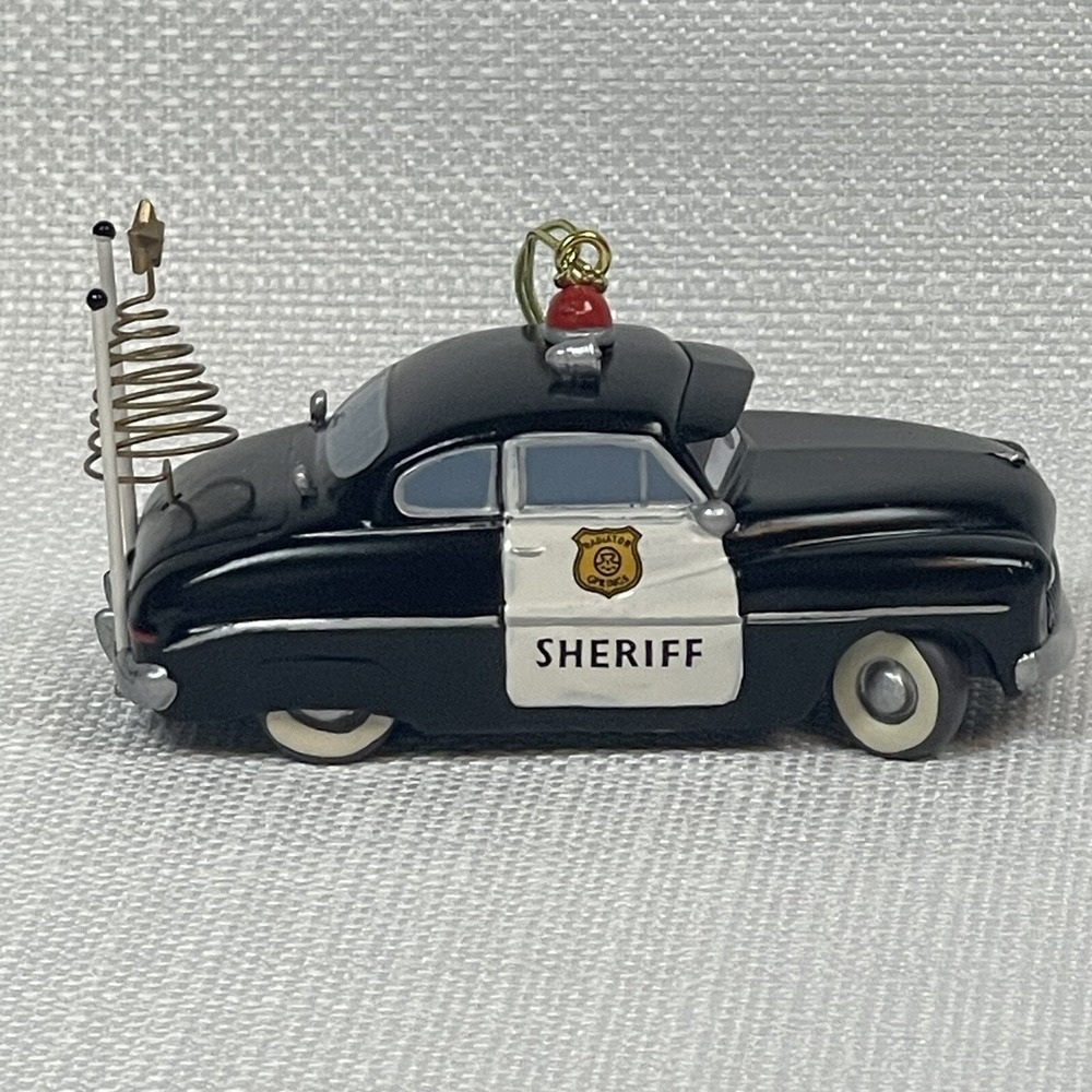 Grolier Disney Early Moments Cars Christmas Ornament Sheriff President's Edition - Picture 4 of 9